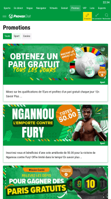 Capture d'écran de l'application Premier Bet APK - #5