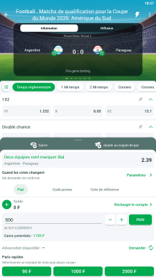 Capture d'écran de l'application Linebet Apk - #3