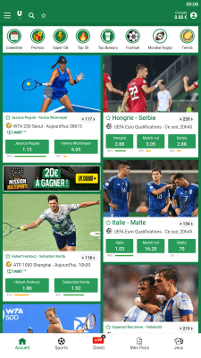 Capture d'écran de l'application Unibet Turf - #1