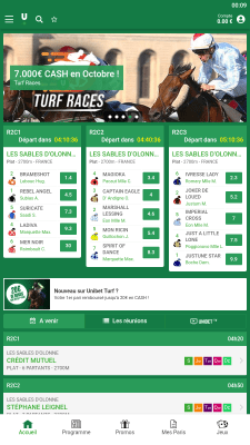 Capture d'écran de l'application Unibet Turf - #3