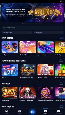 Capture d'écran de l'application 1Win APK - #6