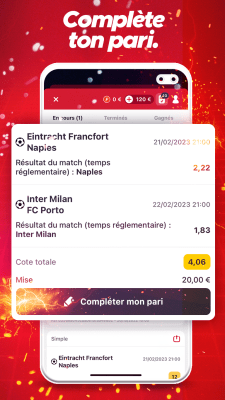 Capture d'écran de l'application Betclic Sénégal - #6